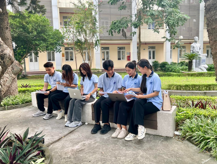 Sinh viên Trường Đại học Thủ đô Hà Nội. (Ảnh: website nhà trường)