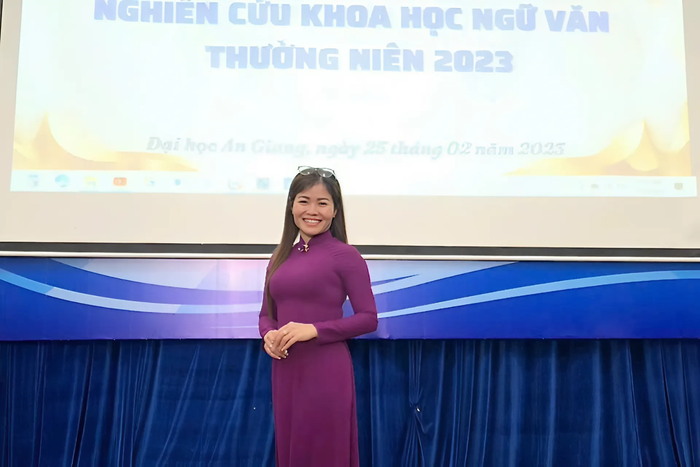 Thạc sĩ Lâm Thiên Chương - Phó Trưởng bộ môn Văn học, Khoa Sư phạm, Trường Đại học An Giang (Đại học Quốc gia Thành phố Hồ Chí Minh). Ảnh: NVCC 742405455271.png