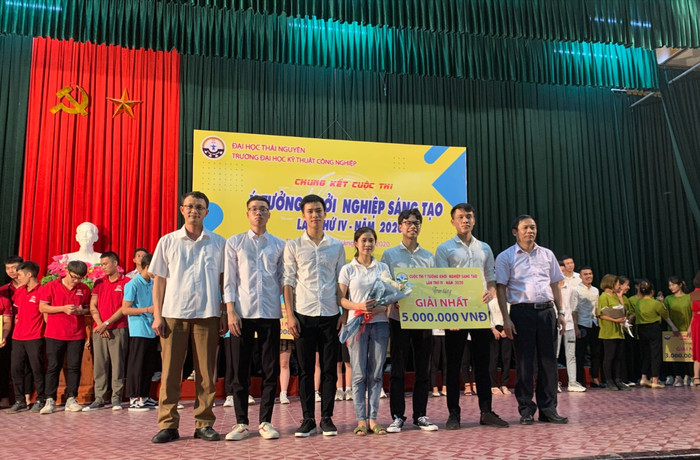 Trường Đại học Kỹ thuật Công nghiệp, Đại học Thái Nguyên chú trọng đến tổ chức các cuộc thi khởi nghiệp sáng tạo để sinh viên cọ xát thực tế. (Ảnh: NTCC) z5910881337299_18042fa7bc88a35d867e11615f46c379.jpg