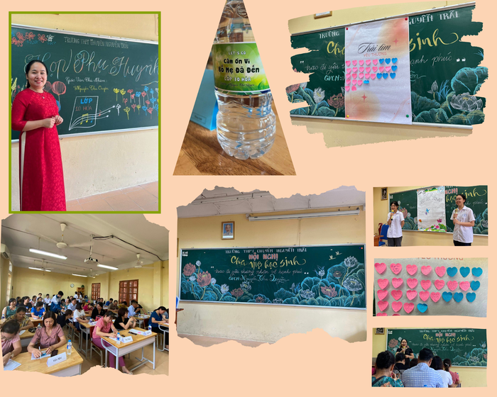 Cô Quyên luôn duy trì hoạt động “Thấu hiểu để yêu thương” trong các buổi họp phụ huynh, giúp cha mẹ chia sẻ, thấu hiểu các em hơn. (Ảnh: PT) unnamed (55).png