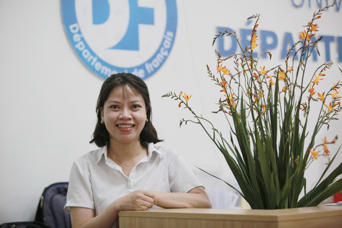 Tiến sĩ Đặng Thị Việt Hòa, Phó Trưởng khoa phụ trách khoa Tiếng Pháp, Trường Đại học Hà Nội. (Ảnh: NVCC) ảnh2.jpg