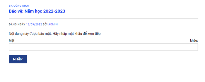 Báo cáo 3 công khai của Trường Đại học Tài nguyên và Môi trường Thành phố Hồ Chí Minh ở chế độ bảo mật. Ảnh chụp màn hình Báo cáo 3 công khai của Trường Đại học Tài nguyên và Môi trường Thành phố Hồ Chí Minh ở chế độ bảo mật. Ảnh chụp màn hình