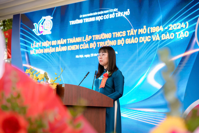 Bà Đỗ Thị Thúy Hà - Ủy viên Ban thường vụ quận ủy, Phó Chủ tịch Ủy ban nhân dân quận Nam Từ Liêm. (Ảnh: Nhật Lệ) z6178137536817_d109c8e5e8d8f220cf05e9830b4581c9.jpg