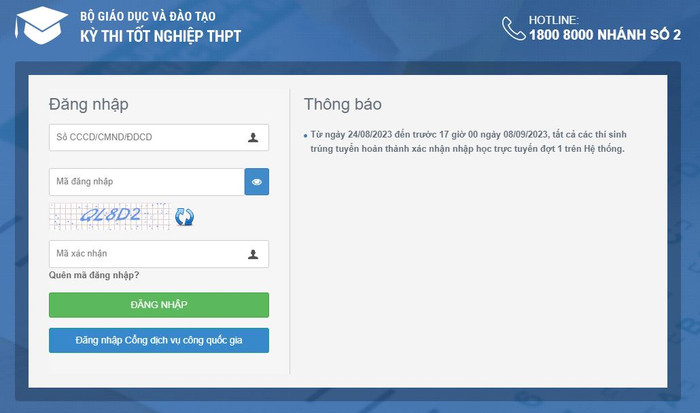 Ứng dụng chuyển đổi số vào thi tốt nghiệp trung học phổ thông tiết kiệm nhiều thời gian, công sức cho thí sinh. (Ảnh chụp màn hình) thi-tot-nghiep.JPG