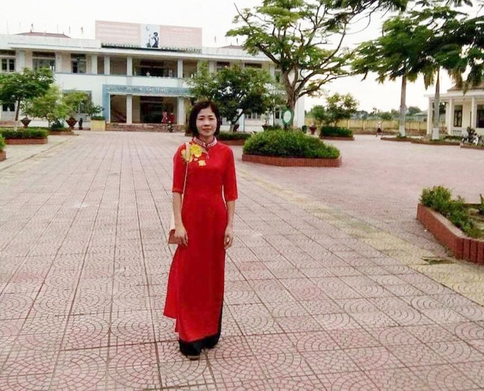 Cô Nguyễn Thị Hoài, giáo viên Trường Trung học cơ sở Minh Tân, huyện Kiến Thụy, Thành phố Hải Phòng. (Ảnh: NVCC) unnamed (29).jpg