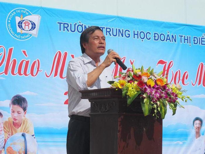 Phó Giáo sư, Tiến sĩ, Nhà giáo ưu tú Đặng Quốc Thống - Ủy viên Hội đồng quản trị, Hiệu trưởng Trường Trung học cơ sở và Trung học phổ thông Đoàn Thị Điểm. (Ảnh: website nhà trường) thay-thong.jpeg