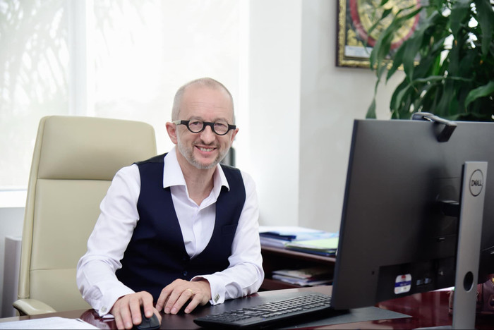Giáo sư Jean-Marc Lavest, Hiệu trưởng chính Trường Đại học Khoa học và Công nghệ Hà Nội. (Ảnh: NVCC) 9c13f401-8a0e-4ad8-8453-1f414001c2a6.jpg