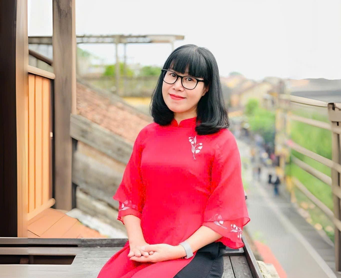 Cô Nguyễn Thị Vân Hồng - Hiệu trưởng Trường Trung học cơ sở Chương Dương. (Ảnh: NVCC) unnamed (82).png