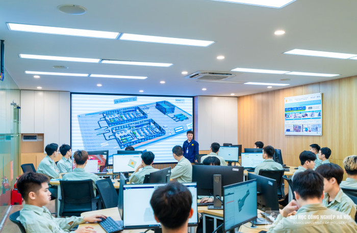 Một tiết học của sinh viên Trường Đại học Công nghiệp Hà Nội. (Ảnh: NTCC) Ảnh 4_Khối trường tự chủ.jpg