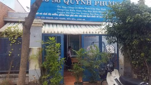 Ông Phương tố ông Hồ Văn Sơn gây mất uy tín cho cơ sở dạy thêm Quỳnh Phương (ảnh: P.L)