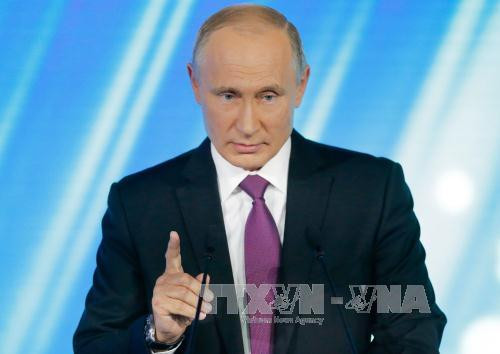 Tổng thống Nga Vladimir Putin. Ảnh: AFP/TTXVN Tổng thống Nga Vladimir Putin. Ảnh: AFP/TTXVN