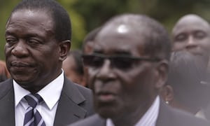 Ông Emmerson Mnangagwa (bên trái) sẽ tiếp quản chức vụ Tổng thống Zimbabwe (Ảnh: CNN) Ông Emmerson Mnangagwa (bên trái) sẽ tiếp quản chức vụ Tổng thống Zimbabwe (Ảnh: CNN)