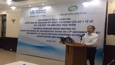 Cục An toàn thực phẩm đã tổ chức cuộc họp nhóm kỹ thuật để xem xét, đánh giá việc triển khai Quyết định số 39/2006/QĐ-BYT ngày 13/12/2006 của Bộ trưởng Bộ Y tế về quy chế điều tra ngộ độc thực phẩm.