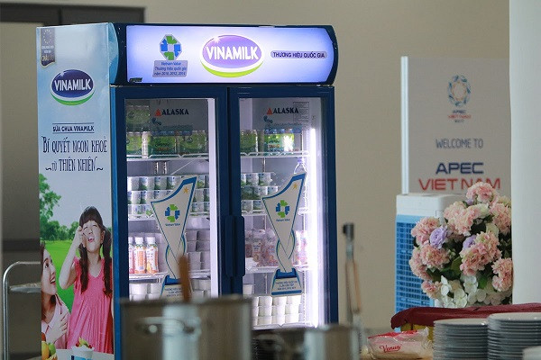 Đa dạng các sản phẩm của Vinamilk được phục vụ tại Hội nghị APEC 2017 (Ảnh: Xuân Phú) Đa dạng các sản phẩm của Vinamilk được phục vụ tại Hội nghị APEC 2017 (Ảnh: Xuân Phú)