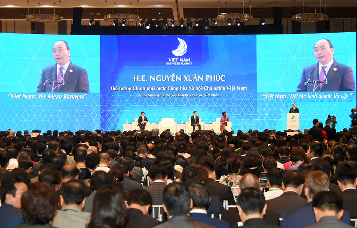 Quang cảnh lễ khai mạc Hội nghị Thượng đỉnh Kinh doanh Việt Nam VBS. Ảnh: VGP/Quang Hiếu Quang cảnh lễ khai mạc Hội nghị Thượng đỉnh Kinh doanh Việt Nam VBS. Ảnh: VGP/Quang Hiếu