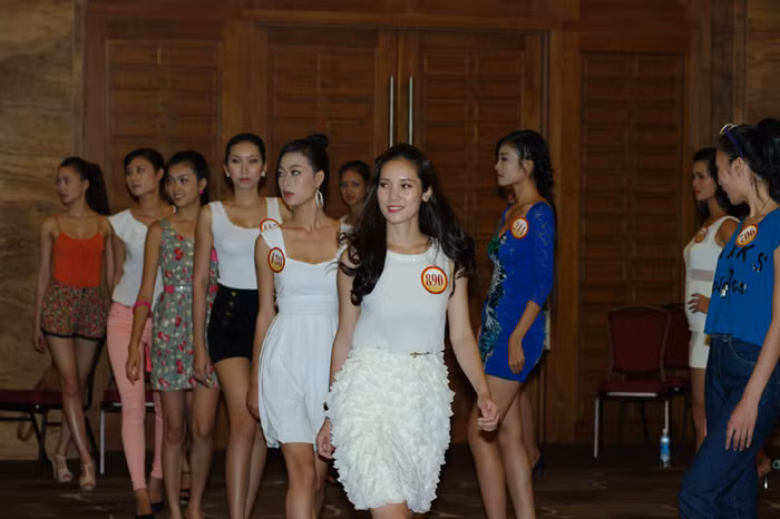 Nguyễn Thị Hà trình diễn rất chuyên nghiệp.