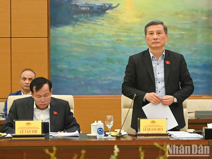 Chủ nhiệm Ủy ban Khoa học, Công nghệ và Môi trường Lê Quang Huy. (Ảnh: Duy Linh) Chủ nhiệm Ủy ban Khoa học, Công nghệ và Môi trường Lê Quang Huy. (Ảnh: Duy Linh)
