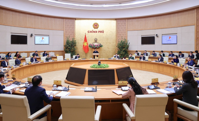 Thủ tướng Phạm Minh Chính chủ trì phiên họp Chính phủ thường kỳ tháng 1/2025. Ảnh: VGP/Nhật Bắc Thủ tướng Phạm Minh Chính chủ trì phiên họp Chính phủ thường kỳ tháng 1/2025. Ảnh: VGP/Nhật Bắc