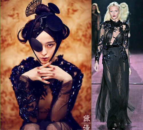 Sành điệu với váy xuyên thấu của Gucci Sành điệu với váy xuyên thấu của Gucci