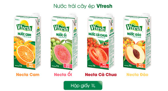 Nước ép trái cây của Vinamilk giữ nguyên hương vị tự nhiên Nước ép trái cây của Vinamilk giữ nguyên hương vị tự nhiên