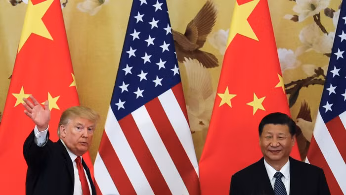 Tổng thống Donald Trump và Chủ tịch Trung Quốc Tập Cận Bình tại một hội nghị song phương (Ảnh: AP)