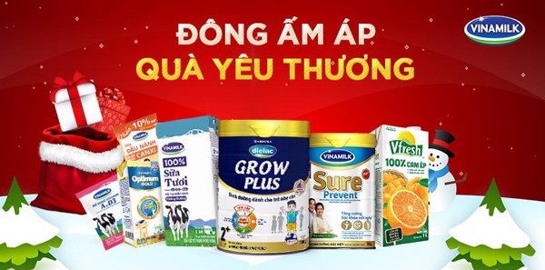 Vinamilk triển khai nhiều ưu đãi cho khách hàng trong chương trình khuyến mại "Đông ấm áp, quà yêu thương" Vinamilk triển khai nhiều ưu đãi cho khách hàng trong chương trình khuyến mại "Đông ấm áp, quà yêu thương"