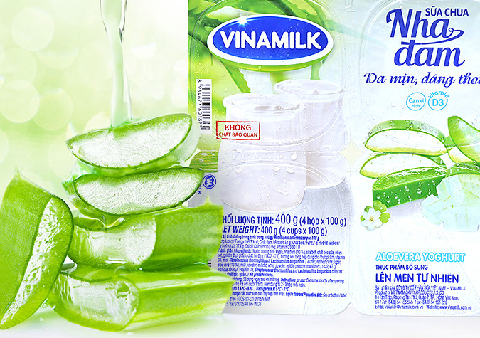 Sữa chua nha đam Vinamilk Sữa chua nha đam Vinamilk