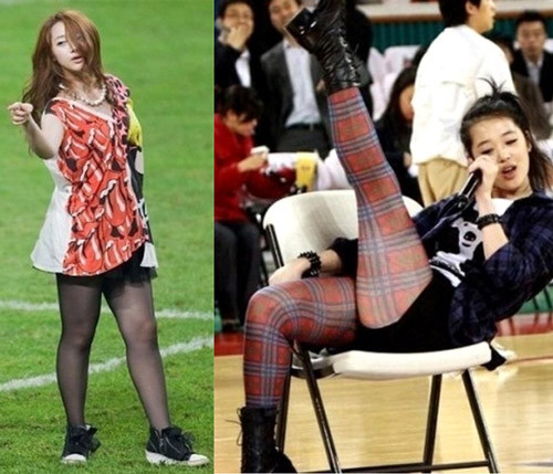 Sở hữu chiều cao đáng mơ ước - 1m70 - nhưng Sulli (fx) lại không có được đôi chân thon dài như mong muốn.