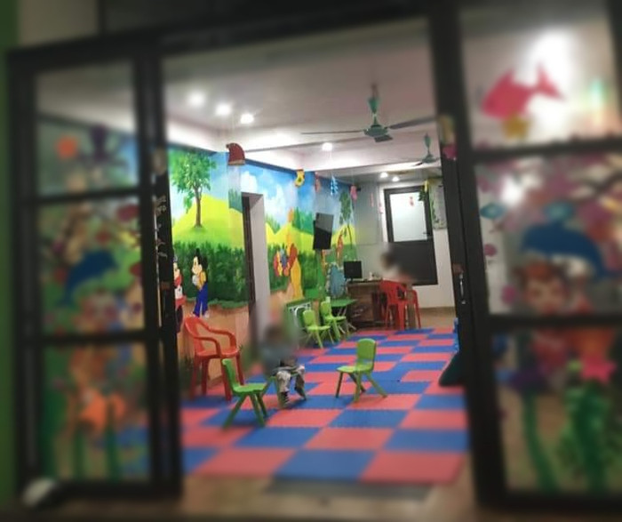 Trường mầm non bị tố quỵt lương giáo viên (Ảnh: Vũ Ninh)