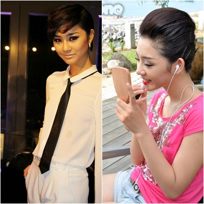 ... hay nghiêng thế này thì cánh mũi của Trà My Nexttop model cũng hơi thô và không được gọn gàng cho lắm. ... hay nghiêng thế này thì cánh mũi của Trà My Nexttop model cũng hơi thô và không được gọn gàng cho lắm.