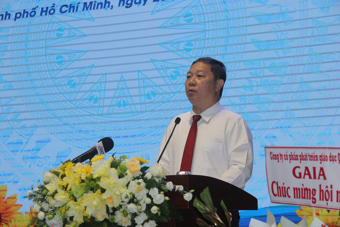 Ông Dương Anh Đức - Phó Chủ tịch Ủy ban Nhân dân Thành phố Hồ Chí Minh phát biểu tại hội nghị (ảnh: V.D) Ông Dương Anh Đức - Phó Chủ tịch Ủy ban Nhân dân Thành phố Hồ Chí Minh phát biểu tại hội nghị (ảnh: V.D)