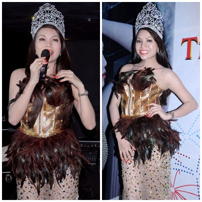 ... và Trà Ngọc Hằng lại muốn hóa thân thành những chú gà trống bằng lông vũ.