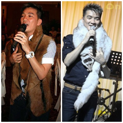 ... và Đàm Vĩnh Hưng cũng đôi lần khiến công chúng "khó hiểu" với trang phục 'lông lá' của mình.