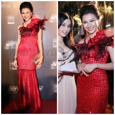 Thảo Nhi cũng nhận được nhiều lời chê từ bộ trang phục rườm rà và 'lông lá' này.