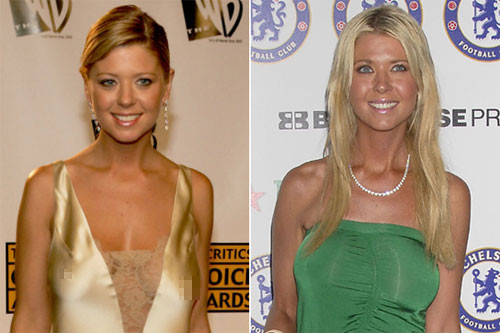 Tara Reid ngực bên to bên nhỏ.