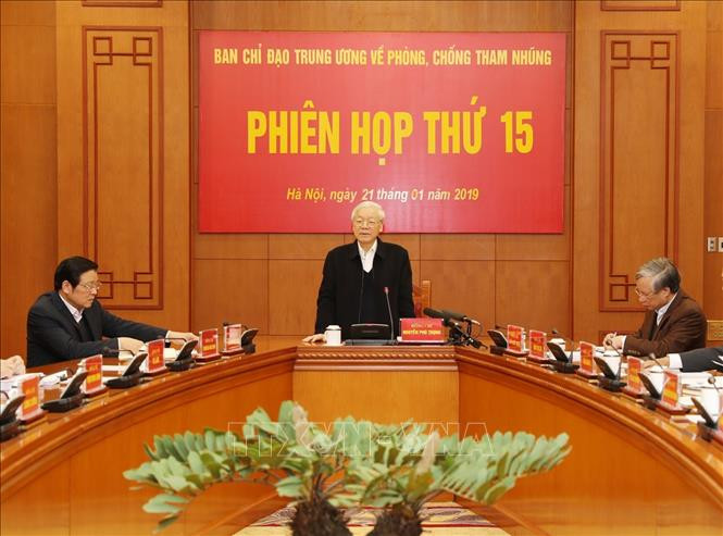 Tổng Bí thư, Chủ tịch nước Nguyễn Phú Trọng phát biểu tại phiên họp. Ảnh: Trí Dũng/TTXVN Tổng Bí thư, Chủ tịch nước Nguyễn Phú Trọng phát biểu tại phiên họp. Ảnh: Trí Dũng/TTXVN