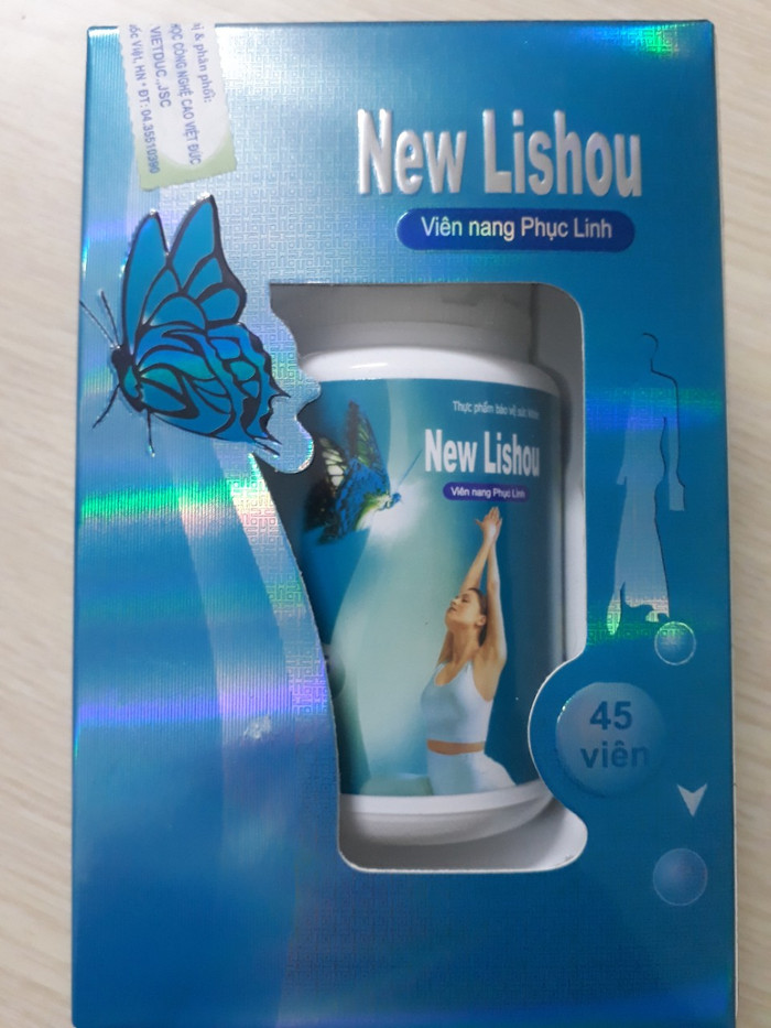 Sản phẩm Viên nang Phục linh New Lishou Sản phẩm Viên nang Phục linh New Lishou