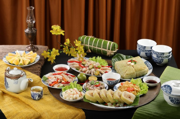 Thực đơn Món ngon ngày Tết VinMart Cook miền Nam gồm nhiều món “lai rai” ngày Tết như Giò xào, Tai heo ngâm dấm, Củ kiệu chua ngọt, Chân gà ngâm sả ớt. Thực đơn Món ngon ngày Tết VinMart Cook miền Nam gồm nhiều món “lai rai” ngày Tết như Giò xào, Tai heo ngâm dấm, Củ kiệu chua ngọt, Chân gà ngâm sả ớt.