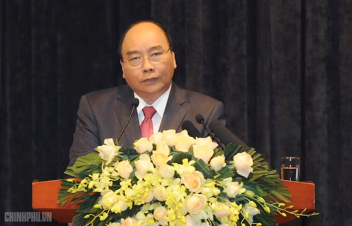 Thủ tướng phát biểu tại hội nghị. Ảnh: Chínhphu.vn