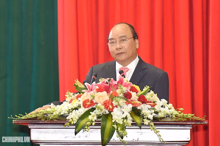 Thủ tướng phát biểu tại hội nghị. Ảnh: Chinhphu.vn