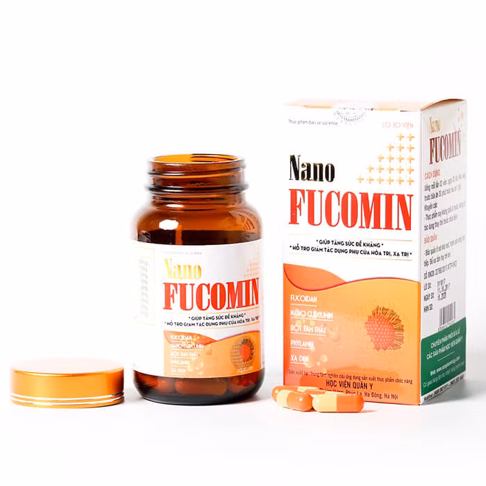 Hình minh họa sản phẩm bảo vệ sức khỏe Nano Fucomin.
