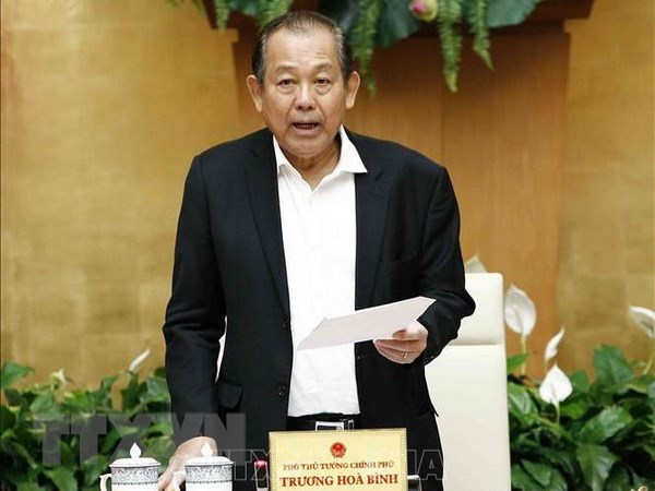 Phó Thủ tướng Thường trực Trương Hòa Bình. (Ảnh: TTXVN) Phó Thủ tướng Thường trực Trương Hòa Bình. (Ảnh: TTXVN)