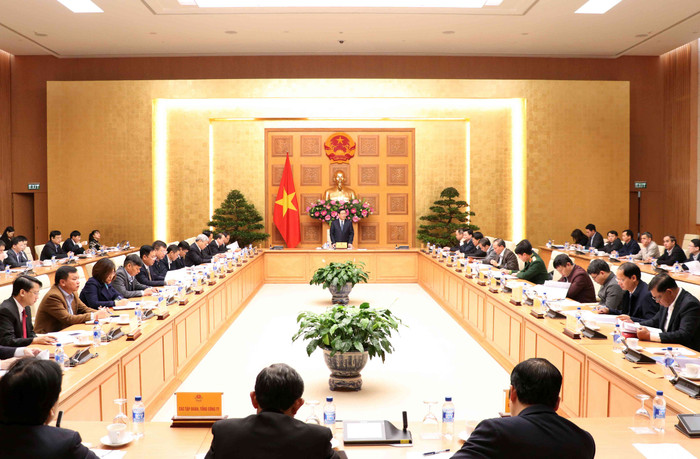 Cuộc họp đánh giá hoạt động của Ban chỉ đạo đổi mới và phát triển doanh nghiệp năm 2018 và triển khai nhiệm vụ năm 2019. Ảnh: VGP