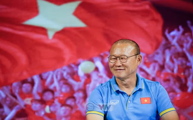 Huấn luyện viên Park Hang Seo. Ảnh: VTV