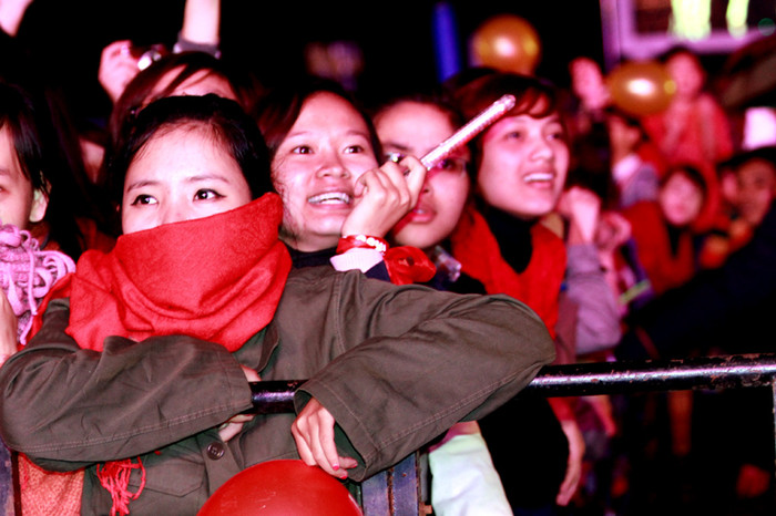 Đó là ghi lại những hình ảnh sống động nhất về các fan hâm mộ.