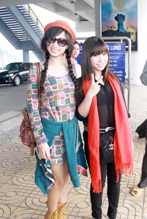 Đồng Lan và Quỳnh Trang.