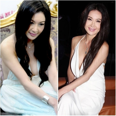 Nhan sắc của cô không ai có thể phủ nhận được, nhưng có vẻ những trang phục như thế này, thật khó mà "đẹp mắt" được với những người phụ nữ gần 50 tuổi như Ôn Bích Hà