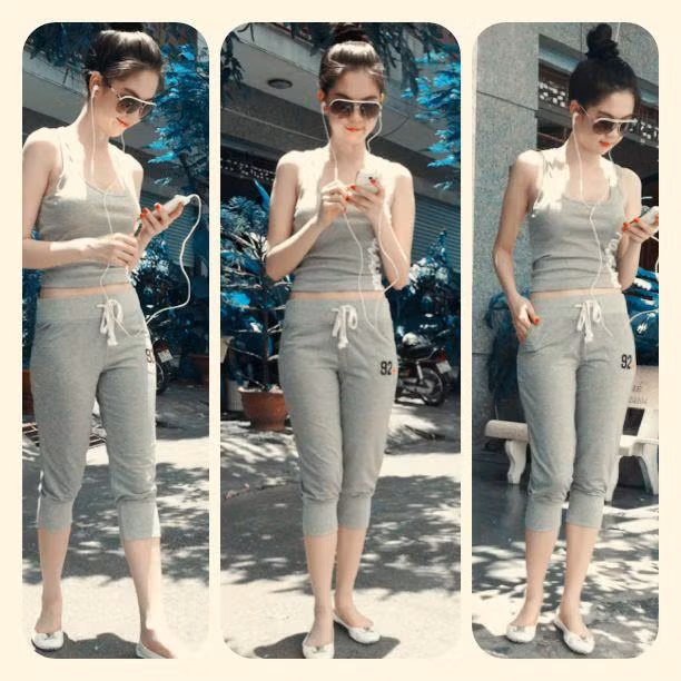 Sành điệu khỏe khoắn khi diện đồ thể thao