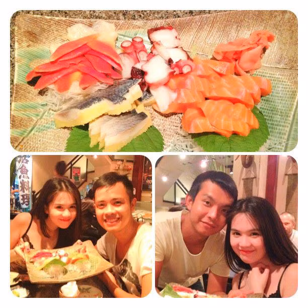 Những lúc chụp hình bữa tối vui vẻ bên bạn bè, không cần nhờ đến bàn tay của các "phù thủy photoshop" Ngọc Trinh vẫn thật xinh xắn và nữ tính