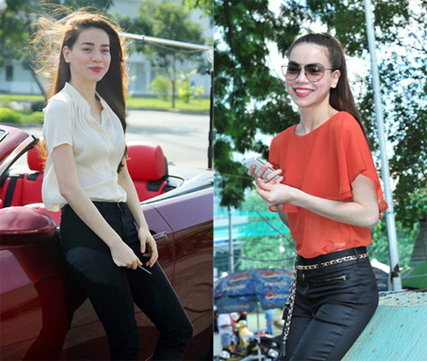 Những trang phục hàng ngày của cô thường rất giản dị, năng động, khỏe khoắn. Những trang phục hàng ngày của cô thường rất giản dị, năng động, khỏe khoắn.